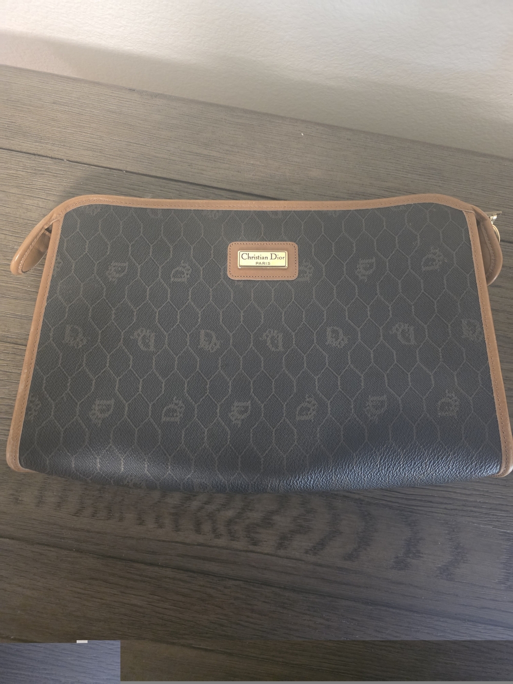 Dior Men’s/Womens Brown Monogram Toiletry Bag